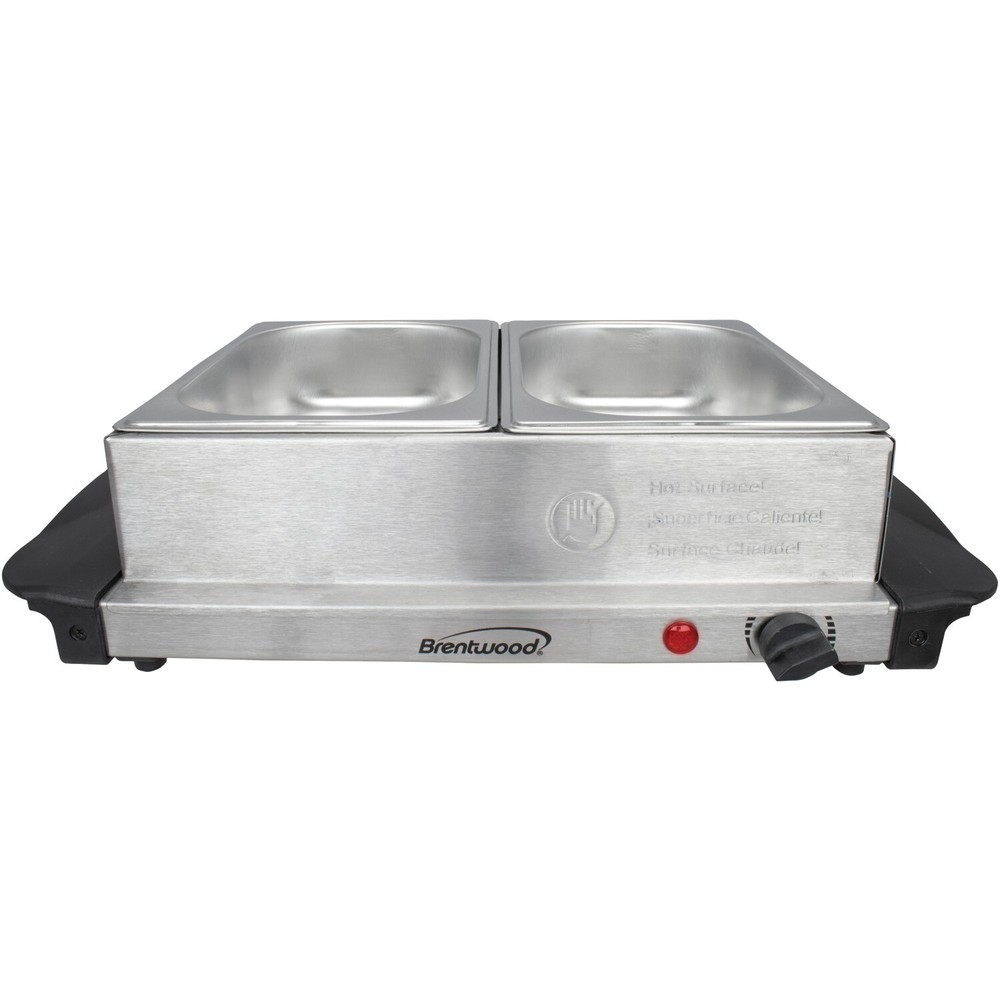 3-Quart 2-Pan Buffet Server and Warming Tray