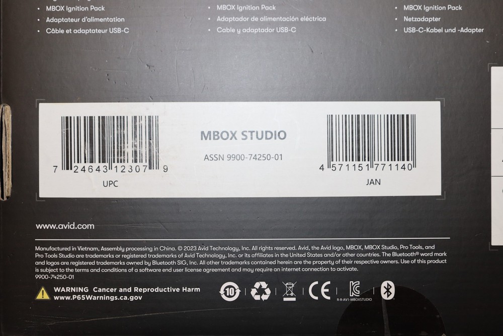 Avid MBox Studio USB-C Audio Interface