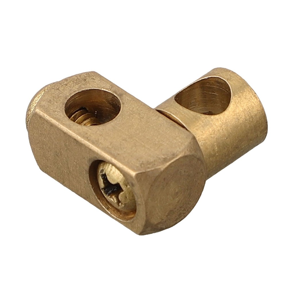 2pcs Double Joint Piece For Eccentric Drain Fitting Adjustable With 5.2mm Hole