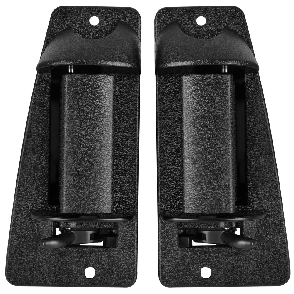 HYR Extended Cab Door Handles Rear Left Driver and Right 15758171, Black