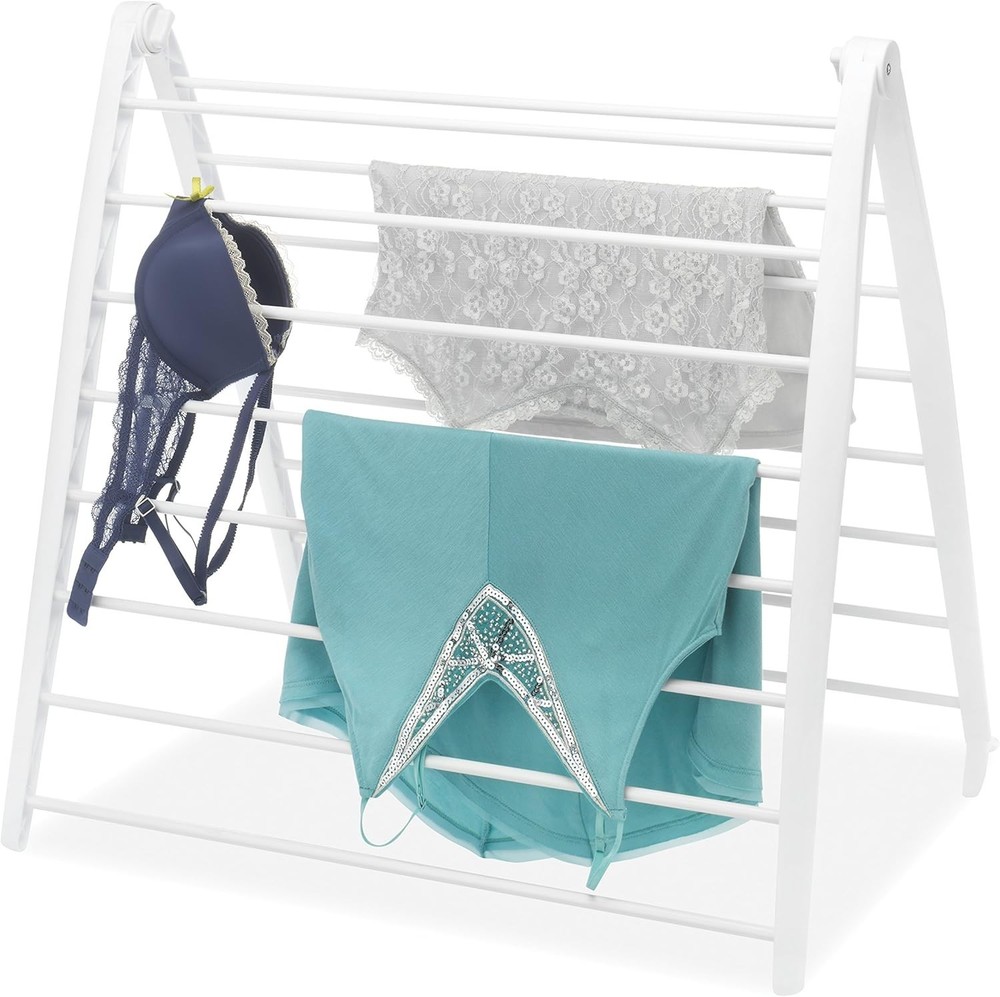 Whitmor Spacemaker Folding Drying Rack - Space-Saving Indoor Laundry Solution
