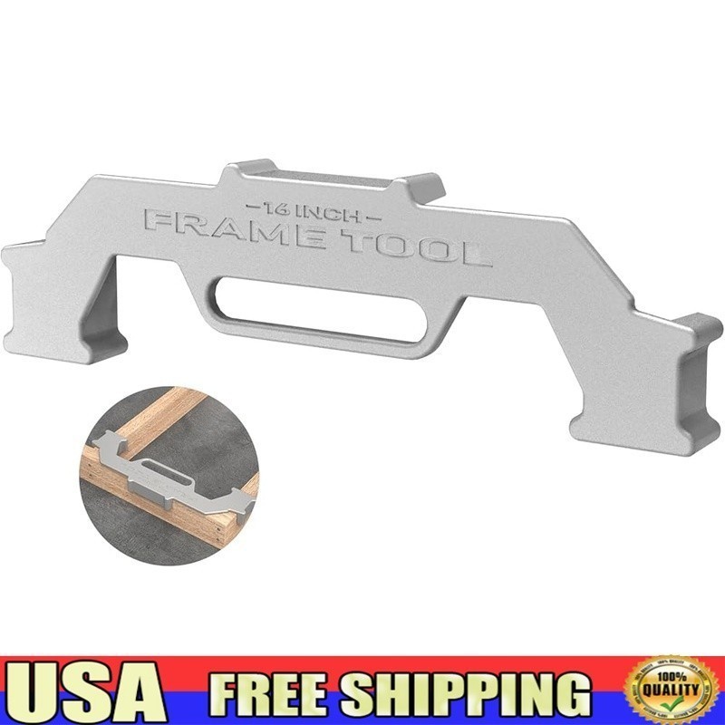 Premium Wall Stud Framing Tool Solid Aluminum Easy to Use Time Saver Jig