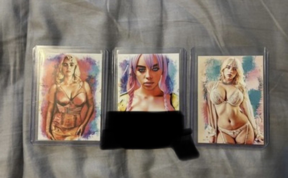 Billie Eilish singer/model 3 Cards 1/1
