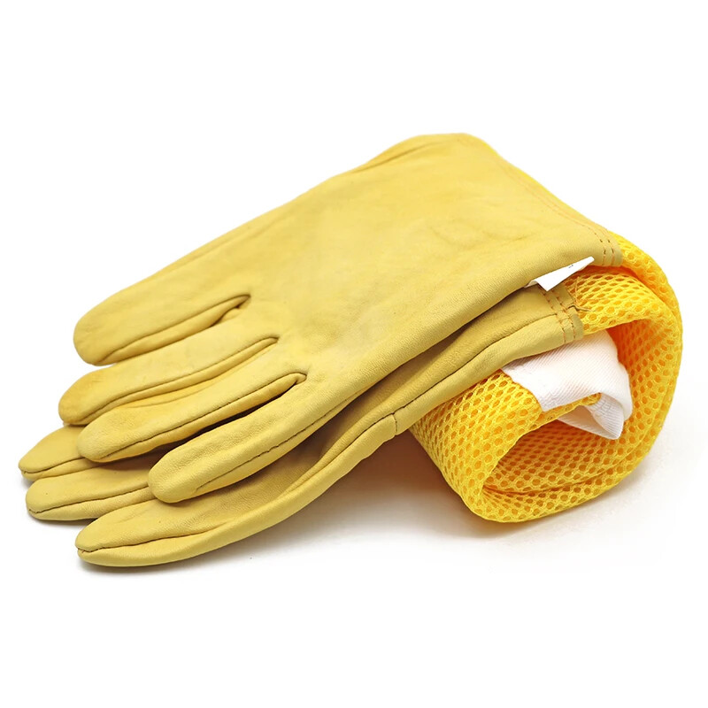 Beekeeper Gloves Protective Sleeves Ventilated Anti Bee for Beehive tools