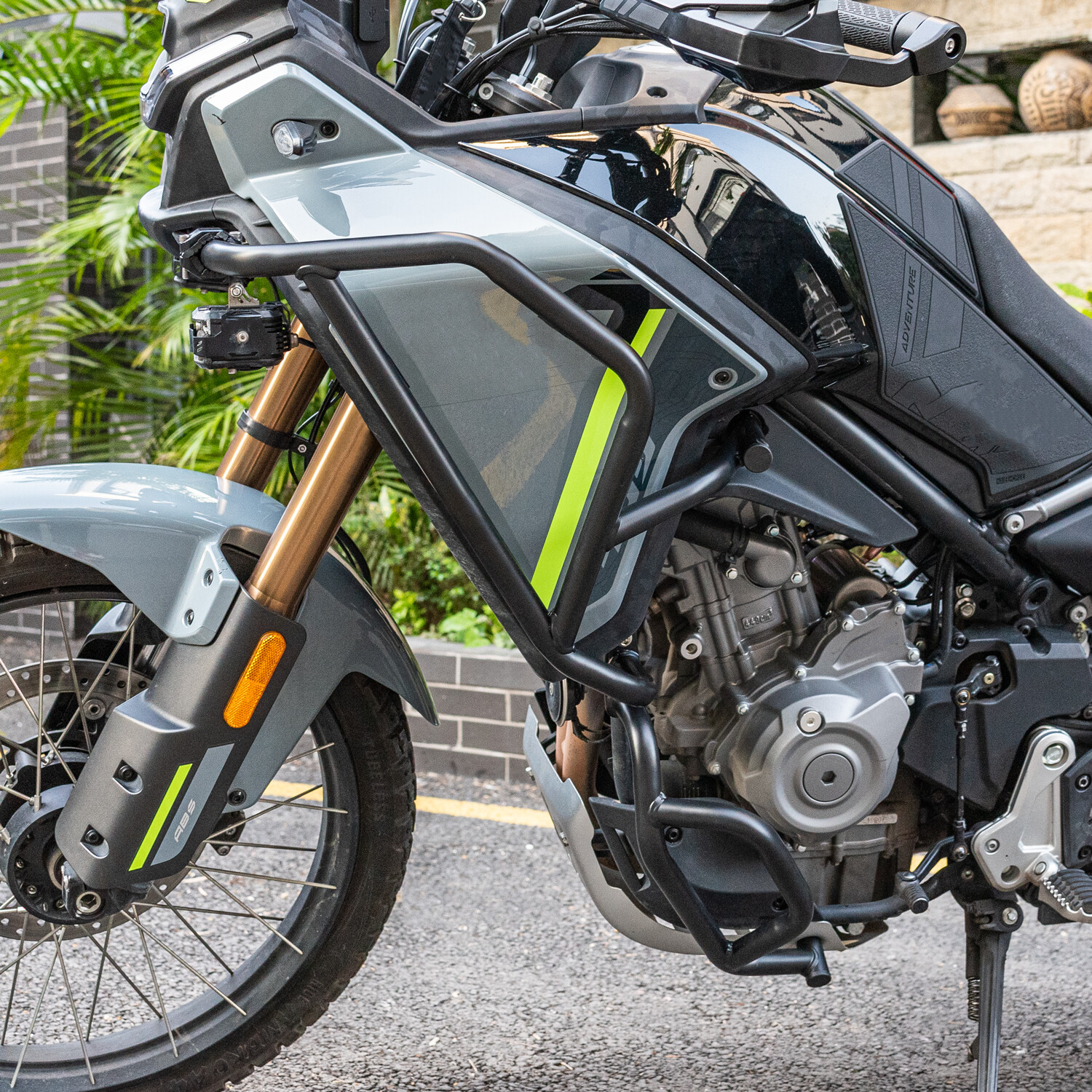 WOLFLINE Crash Bar For CF-Moto 450MT 2024 2025 Engine Guard Frame Protector Cage