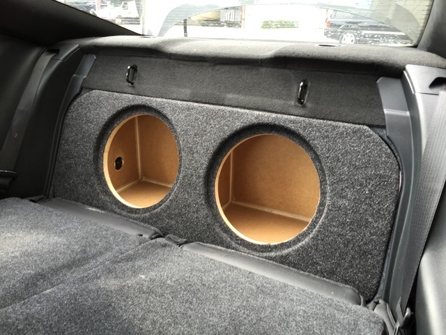ZEnclosures 2017 Mustang PORTED 2-10" FRONT FIRE Subwoofer Box Sub Speaker Box