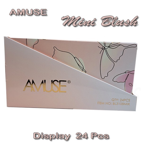 Display 24 Pcs Amuse MIni Blush (6 Blush Color) x4