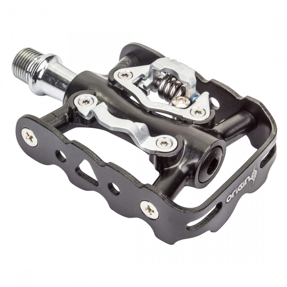 ORIGIN8 Ultim8 MTB Single Clipless 9/16" Black/Gray Bicycle Pedals