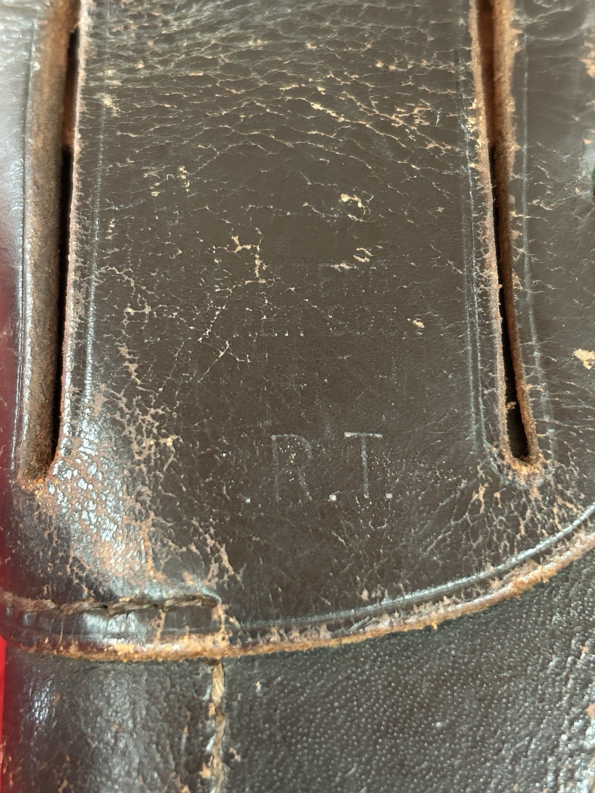 100% Original USGI M1911A1 .45 Black Leather Belt Holster Korean War