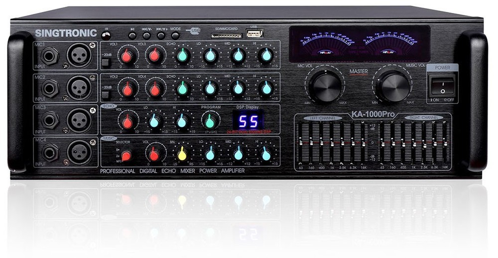 Karaoke System Complete 2000W by Unlimitted Youtube Songs by Iphone & Android PC