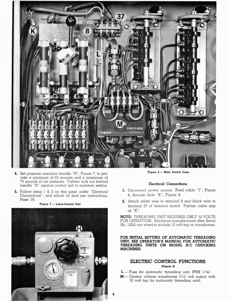 Hardinge HC Chucking Machine Auto Threading Unit Maintenance Manual #1311