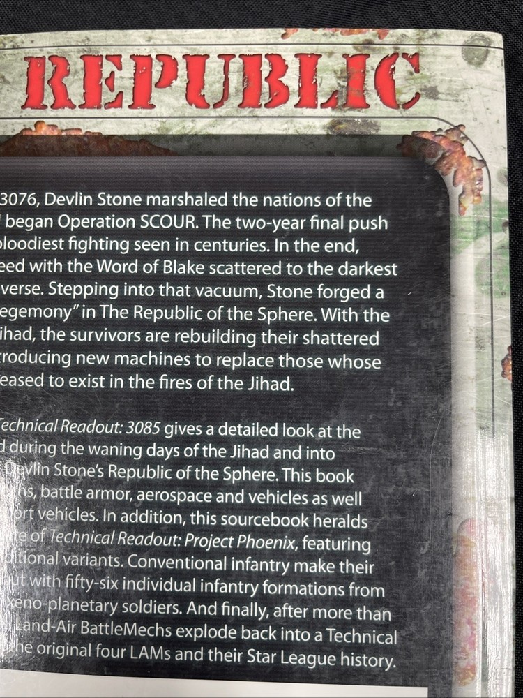 BattleTech 35131: Technical Readout 3085