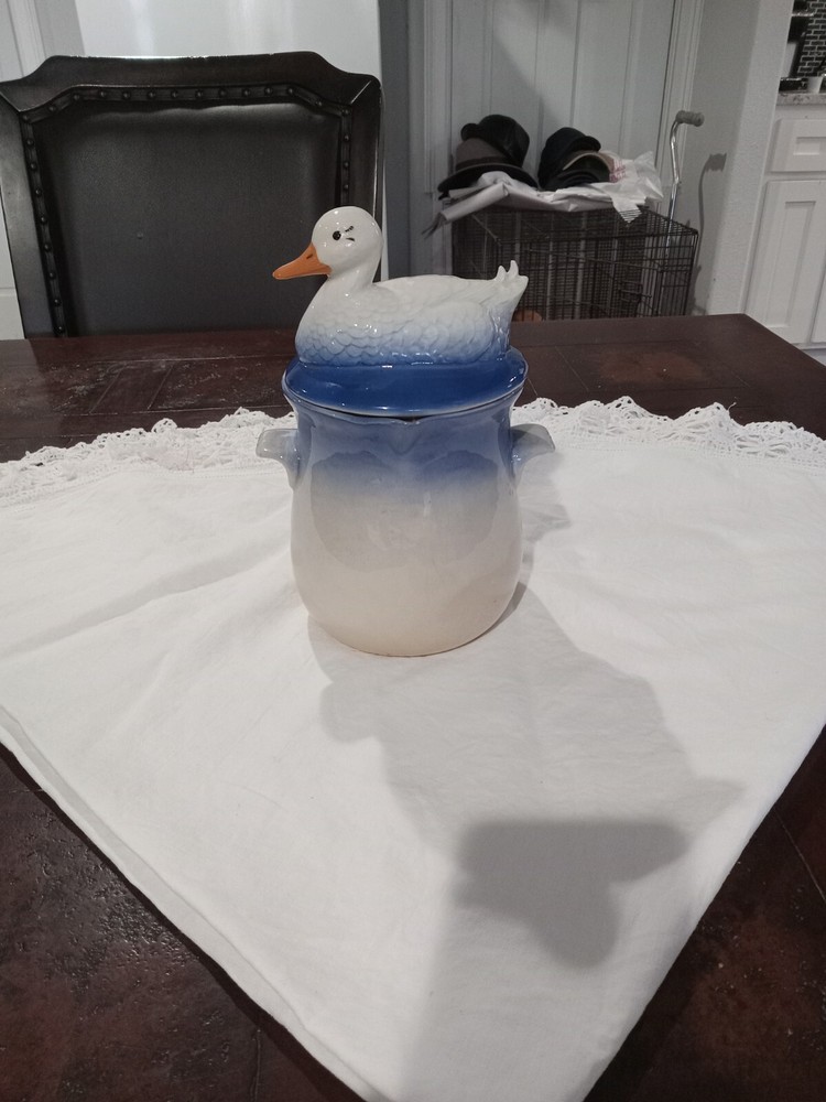Vintage  Duck Grease Strainer