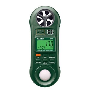 Extech 45170: Hygro-Thermo-Anemometer-Light Meter