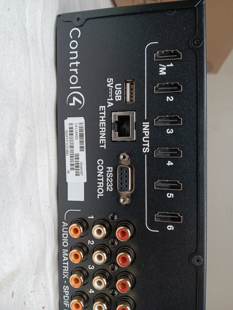Control4 C4-LU642D Video Matrix With Down Mixing *Wrong Box*