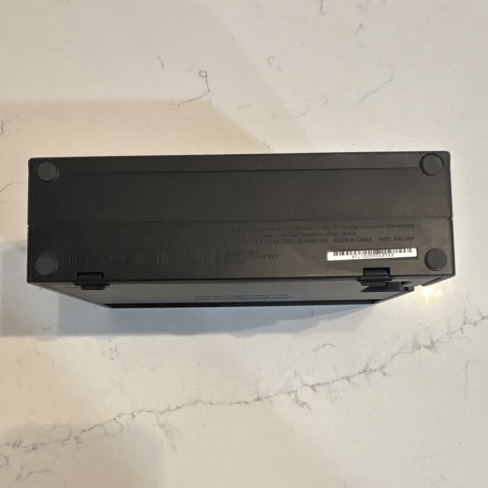 Nintendo Switch Dock External Stand HAC-007 Black Plastic Console Accessory