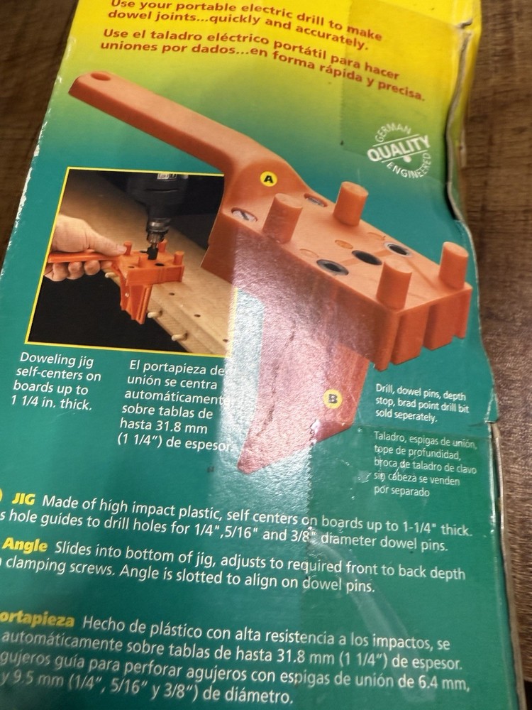 Wolfcraft Quick Dowel Make Dowel Joints Quickly and Accurately