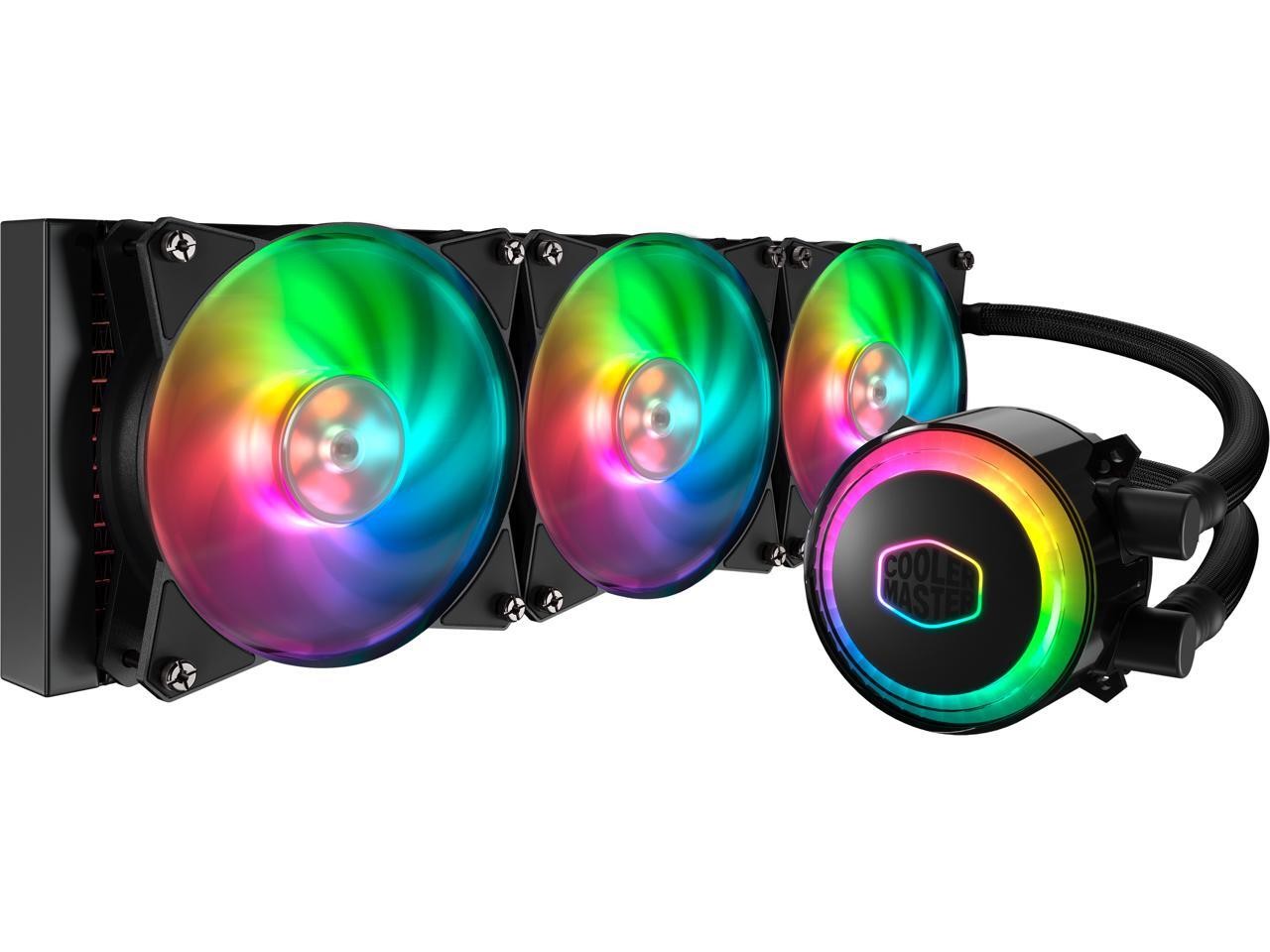 Cooler Master MasterLiquid ML360R Addressable RGB AIO CPU Liquid Cooler, 36 LEDs