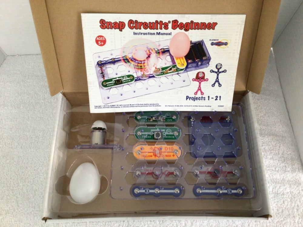 Snap Circuits Beginner Electronic Projects Kit Over 20 Projects