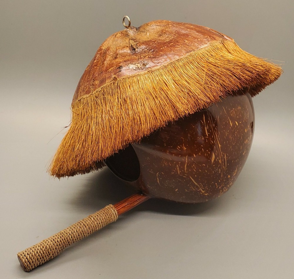 Bird House Made From A Coconut Shell