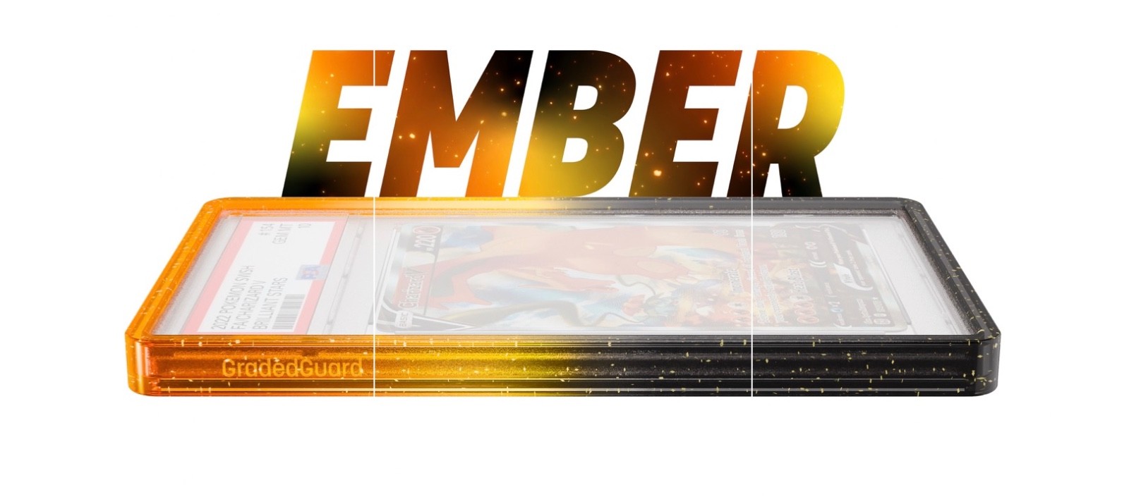 GradedGuard PSA Graded Card Case Guard Protector EMBER Limited Edition