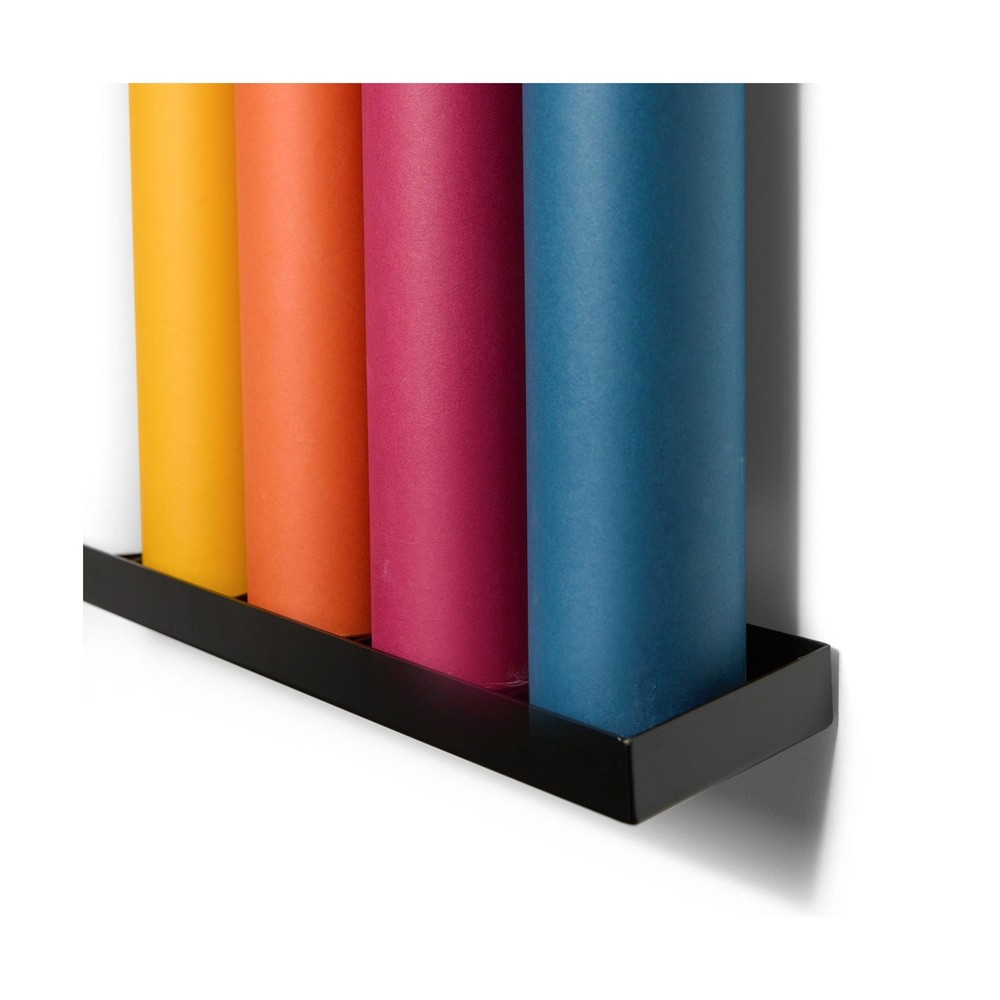 Seamless Backdrop Paper Storage Shelf (Black) Black