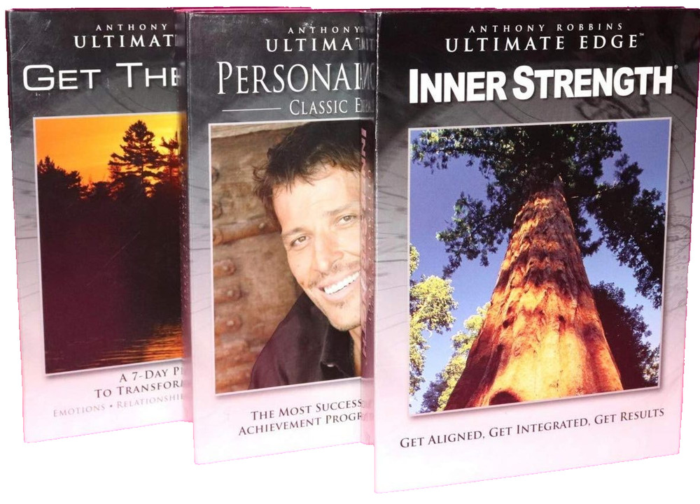 ANTHONY ROBBINS ULTIMATE EDGE CD DVD