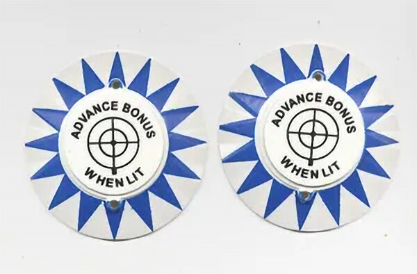Air Aces Pinball Machine POP BUMPER CAP SET