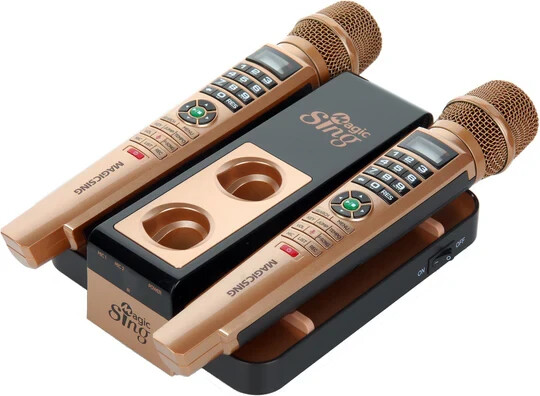 MAGIC SING Karaoke E5+ 5145 Tagalog Eng songs WiFi 2 Wireless Mic 1YR subscript