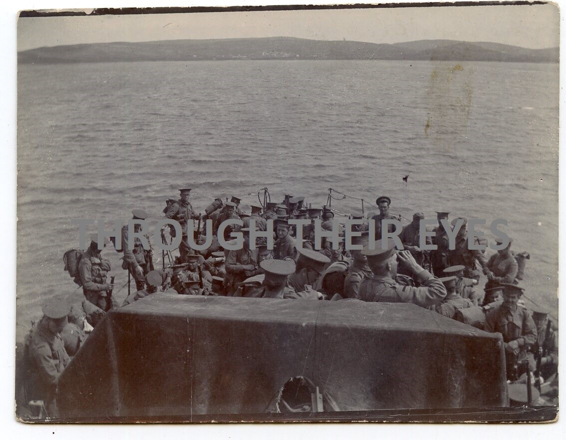 DVD Scans WWI Photo album Dardanelles Gallipoli taken from HMS Beagle 1915 -16