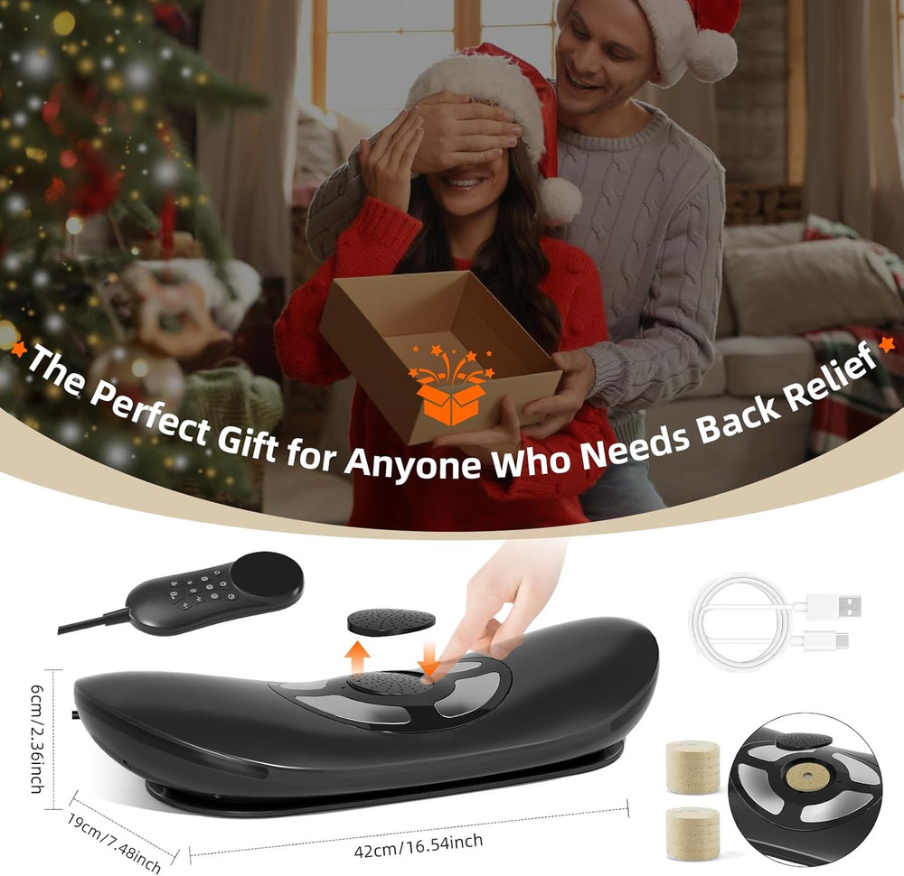 Electric Lumbar Traction Device , Multifunctional Back Traction Device with Dyna