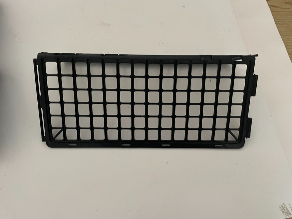 10 Pc Black Plastic Fruit & Vegetable Baffle Organizer Supermarket Display Rack