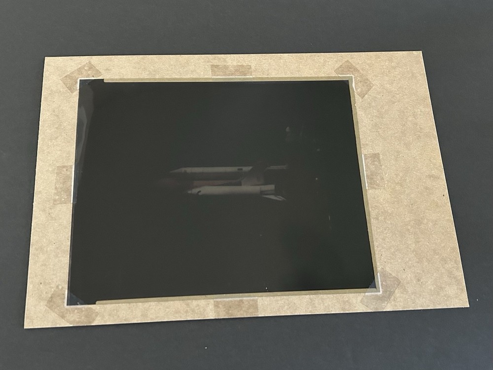 1982 NASA KSC Space Shuttle Columbia Crawler Transport Presentation Transparency