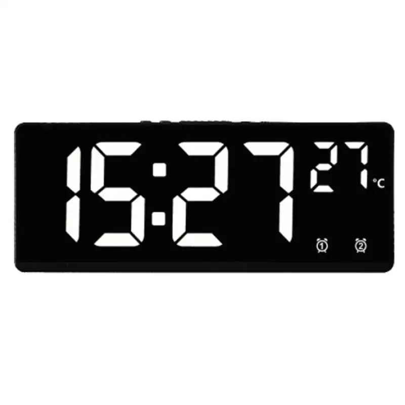 Digital Alarm Clock Travel Clock with Temperature Table Clock Random Display
