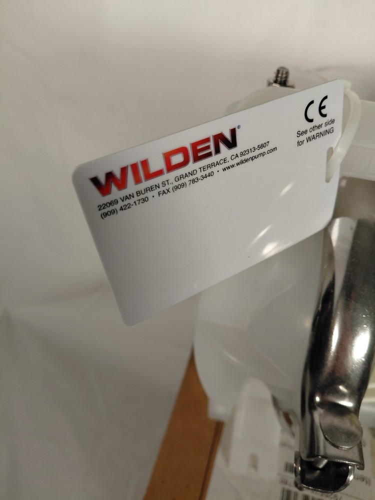 AODD Wilden Diaphragm Pump, Polypropylene, 3/4" Pro-Flo, Clamped, Threaded