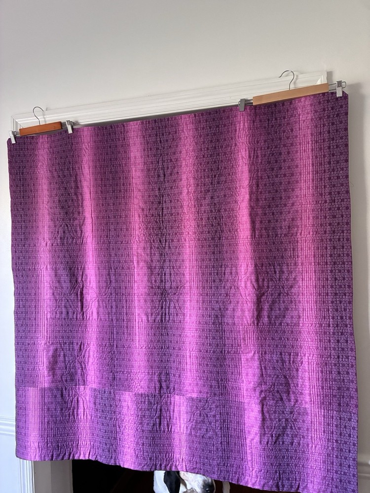 Handmade Hand Sewn Patchwork Quilt 49”x 49”