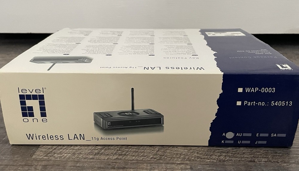 Level One Wireless LAN Model WAP-0003