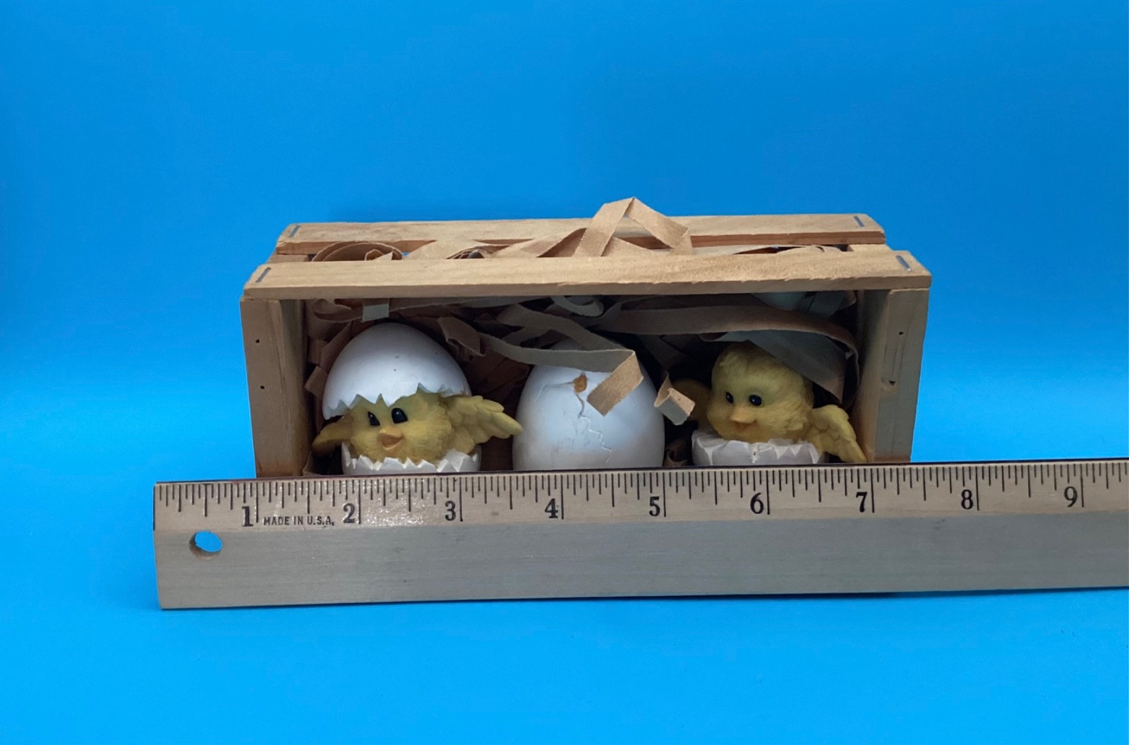 Vintage 1984 Critter Littles Baby Chick Figurine Egg Hatchling for Easter NIB
