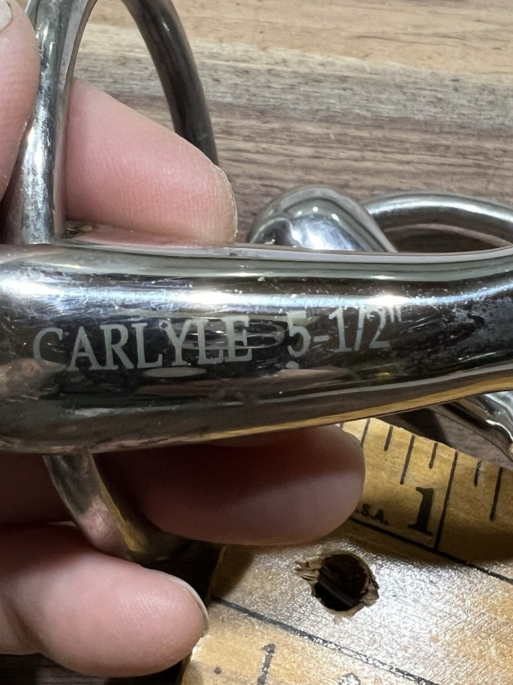 5.5” CARLYLE Loose Ring Snaffle Oval Link Stainless