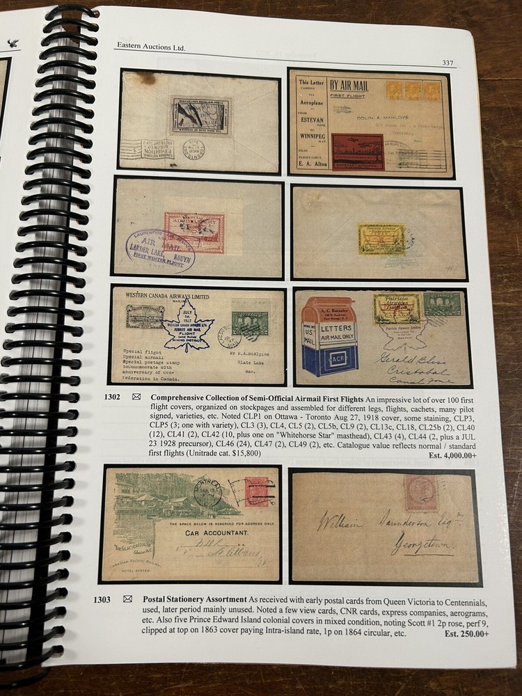 Eastern auctions LTD 2022 Philatelic Stamp Auction Catalog Softcover VG￼