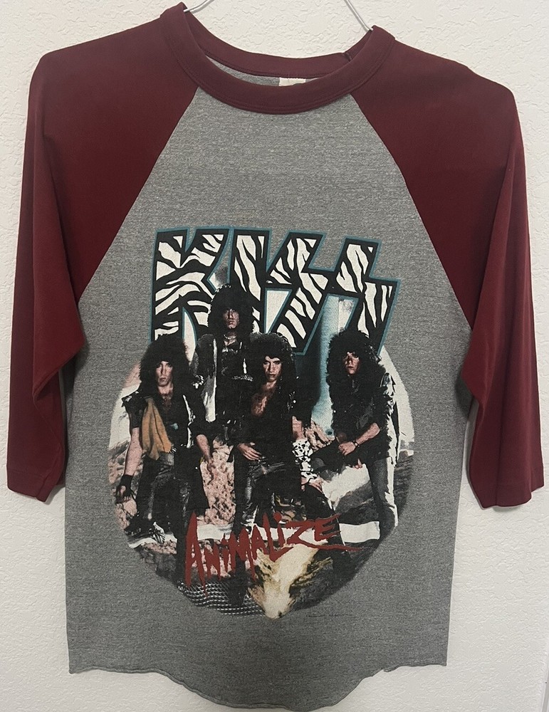 Kiss Animalize Tour Original XL Concert Shirt. (vintage 1984)