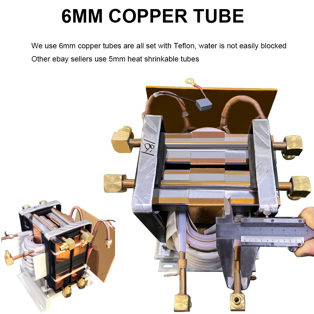15KW High Frequency Induction Heater Furnace 30-100 KHz 220V 2200 ℃ (3992 ℉)