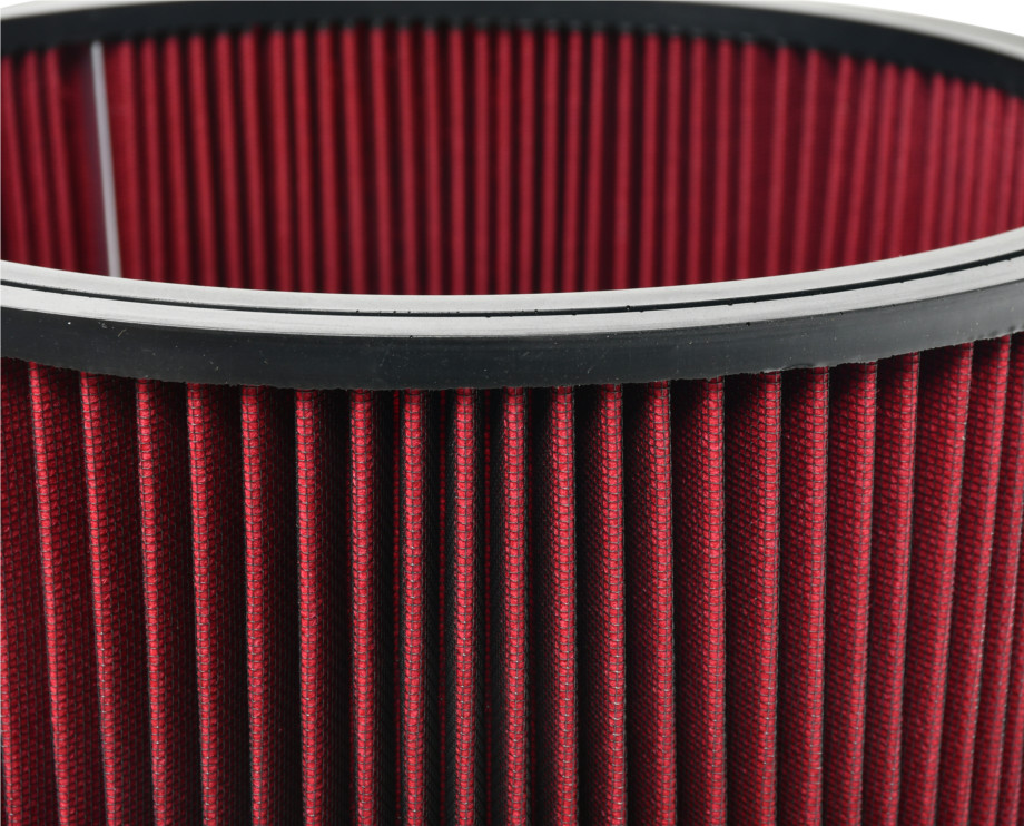 14" X 5" Washable & Reusable Round Air Cleaner Filter Element Replacement Red