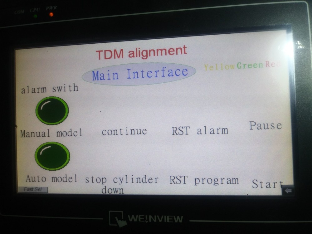 Weinview Co. MT607iH Touch screen