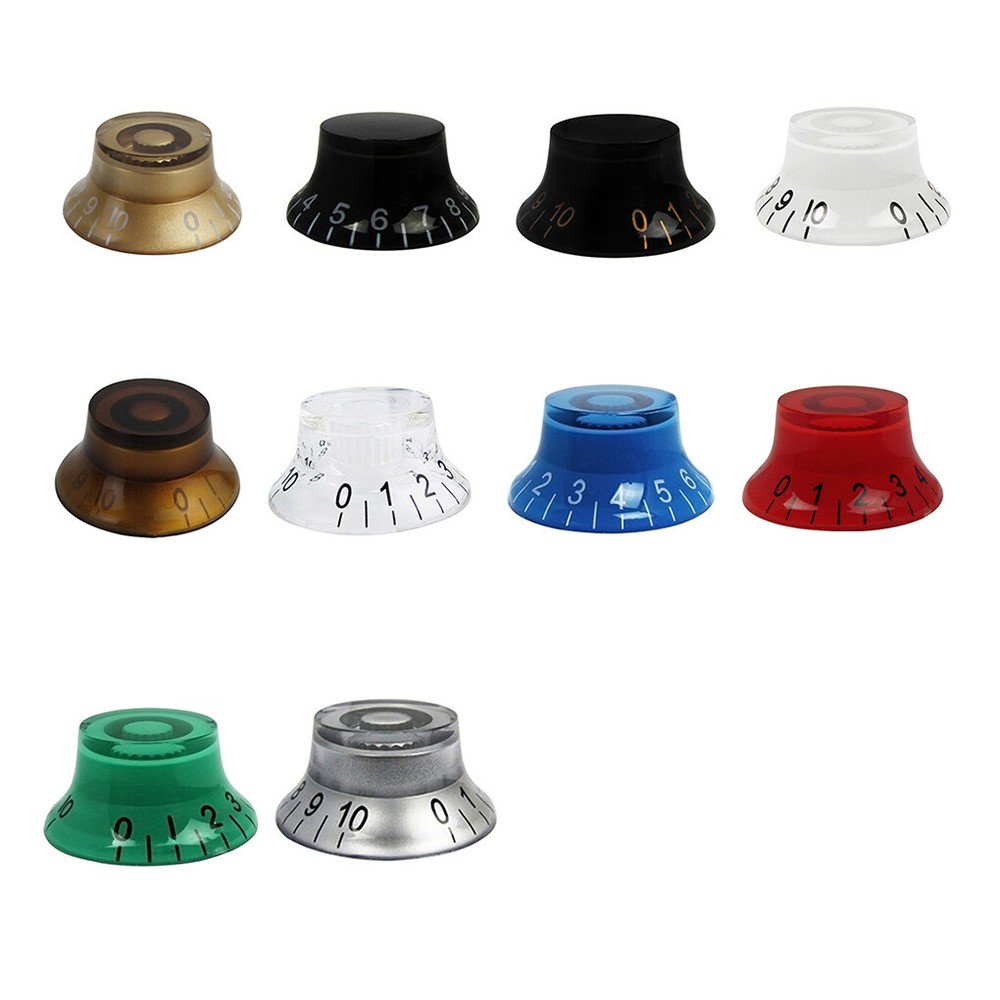12PCS Electric Guitar Top Hat Volume Tone Speed Control Knobs for LP / SG Guitar