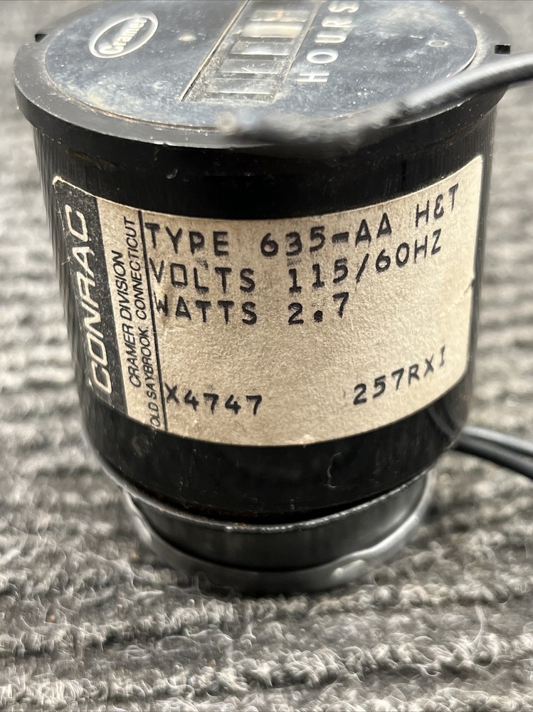 Used Cramer 635-AA Hour Counter 115v-ac