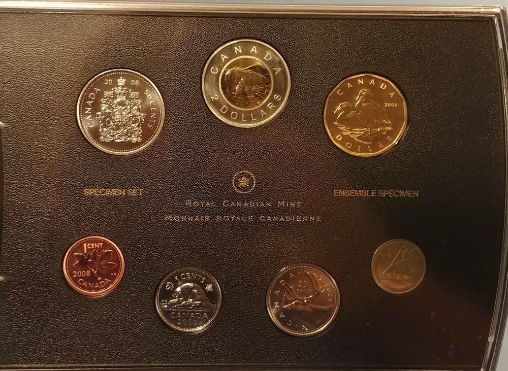 2008 Specimen Set Common Eider Royal Canadian Mint 🇨🇦