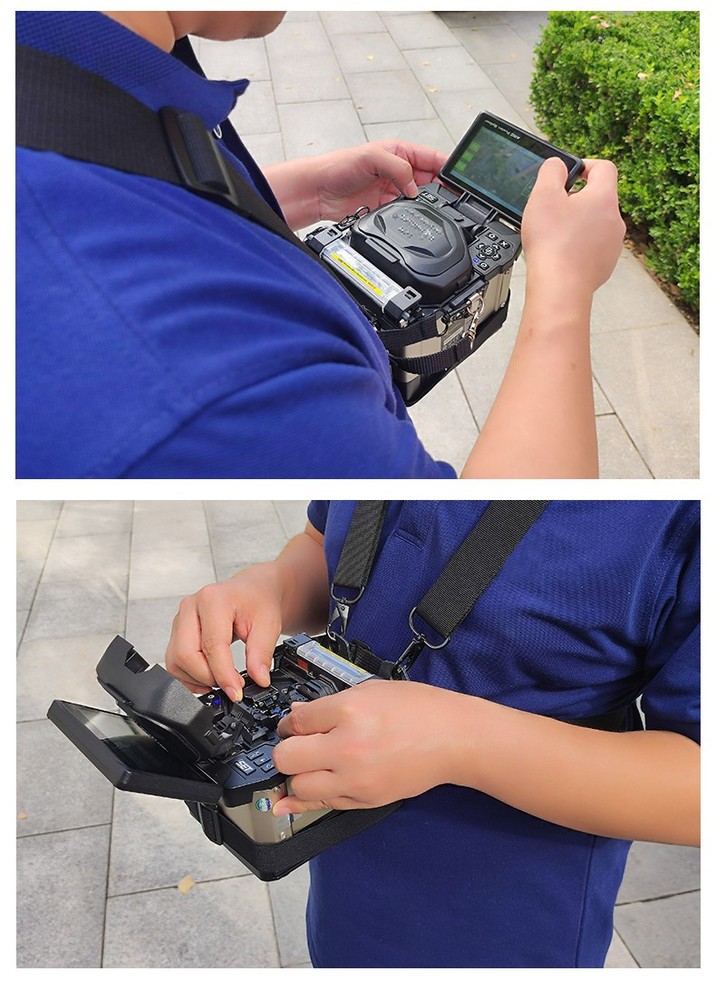 Fiber fusion splicer high-altitude strap bracket universal protective bracket