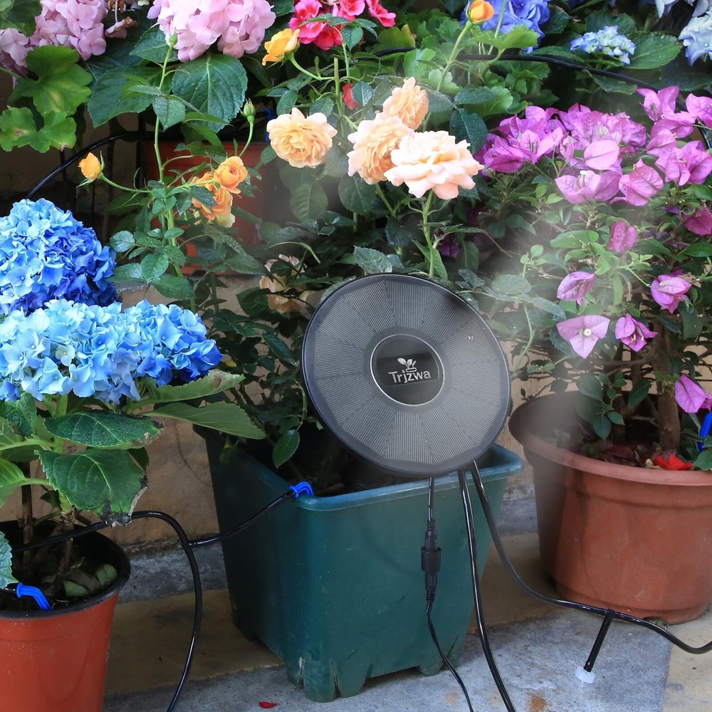 Solar Automatic Irrigation System , Drip Irrigation Kit for Outdoor/Indoor Decor