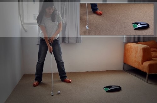 1 Pack 4Section Portable TwoWay Putter Fits Left & Right Hand & 2 Balls